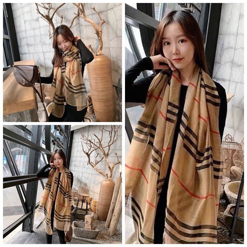 Verano famoso bufanda de seda de mora de alta gama chal alargado impreso de las mujeres desgaste exterior bufanda de seda artificial Toalla de playa protección solar