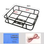 电动车货架外卖箱固定托架底架车载架加粗架美团通用铁架子