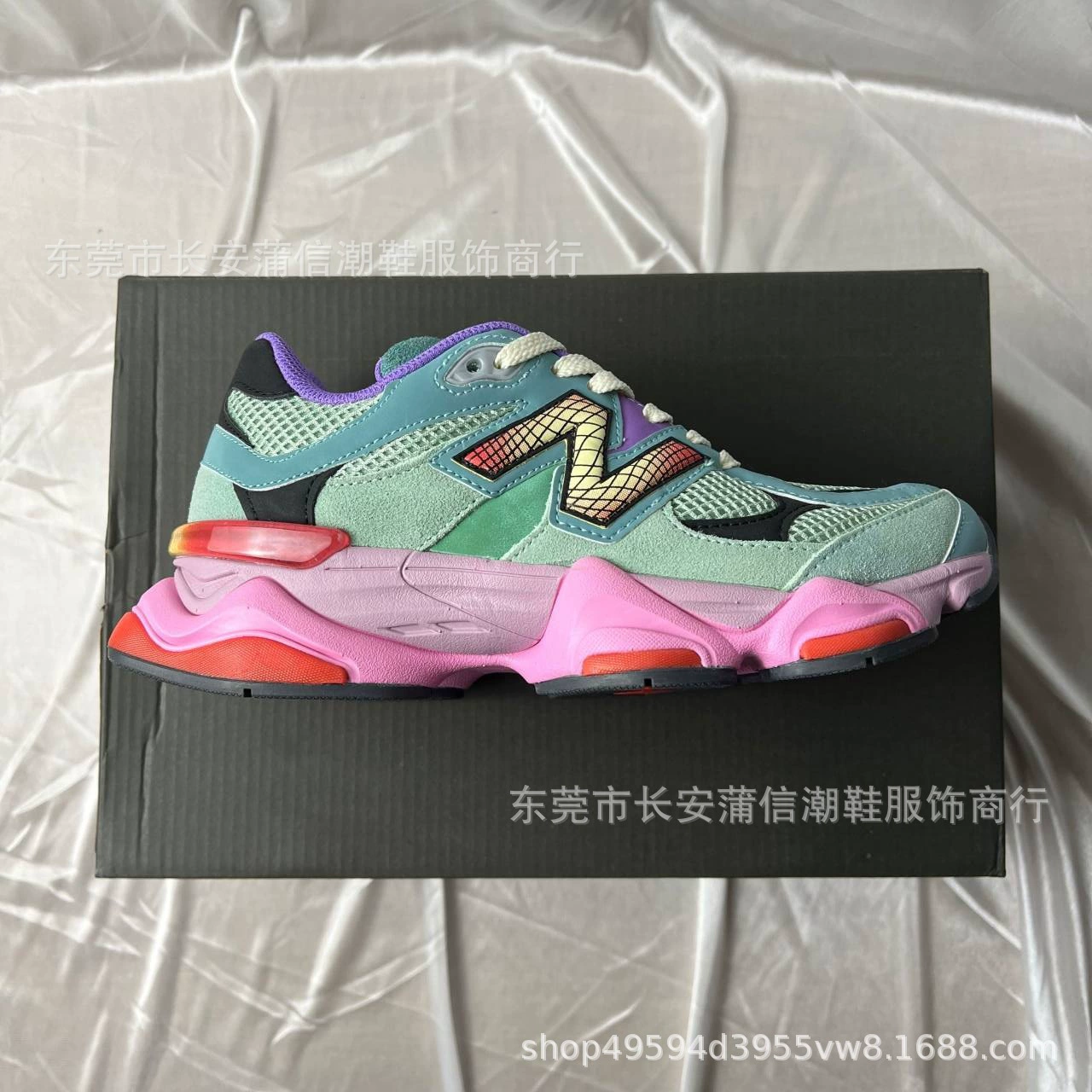 Putian Shoes Export Nb9060 Dad Shoes Baby Elephant Hoof Men's and Women's Sports Shoes Mesh Running Shoes Versatile Dad Shoes