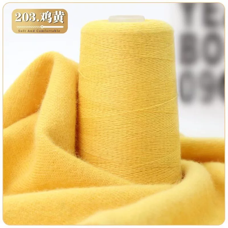 Manufacturer wholesale two-strand cashmere thread genuine cashmere thread 100 woven hand knitted scarf yarn pure DIY wool thread