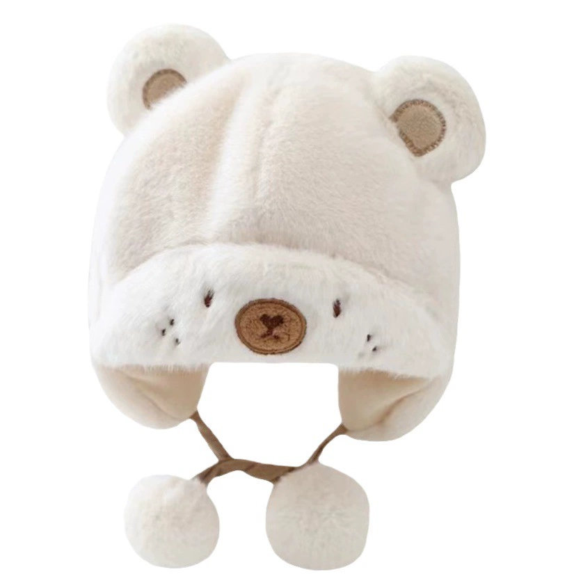 Детская шапка, зимняя Милая супер милая пушистая шапка для мужчин и женщин 5-24 месяцев, зимняя теплая детская шапка для защиты ушей