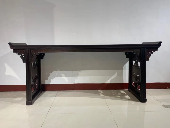 南美红酸枝微凹黄檀翘头案画案神台供桌仿古典新中式红木家具