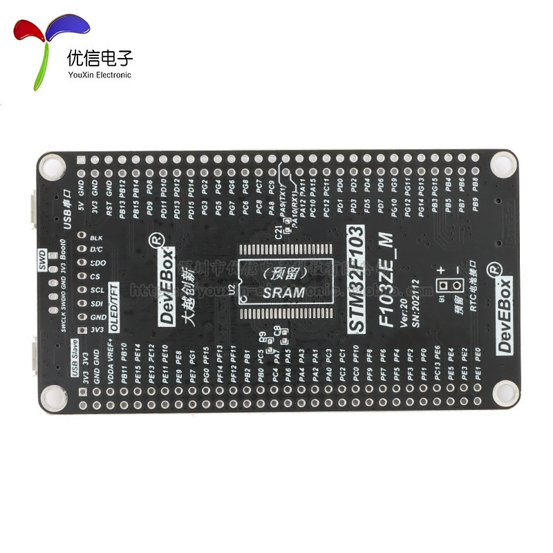 Original STM32F103zet6 (MINI version) development board STM32F103 core board single -chip machine learning board