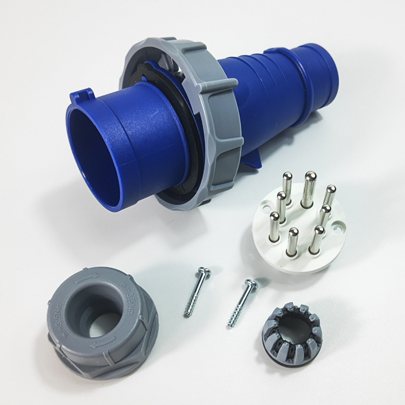 ZDCEE Electric Lift Basket Special Waterproof Industrial Plug and Socket 8-core 8-socket 10A Cable Aviation Male to Female Connector