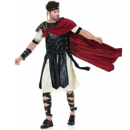 Halloween costume Amazon new Spartan warrior cosplay costume Roman gladiator costume