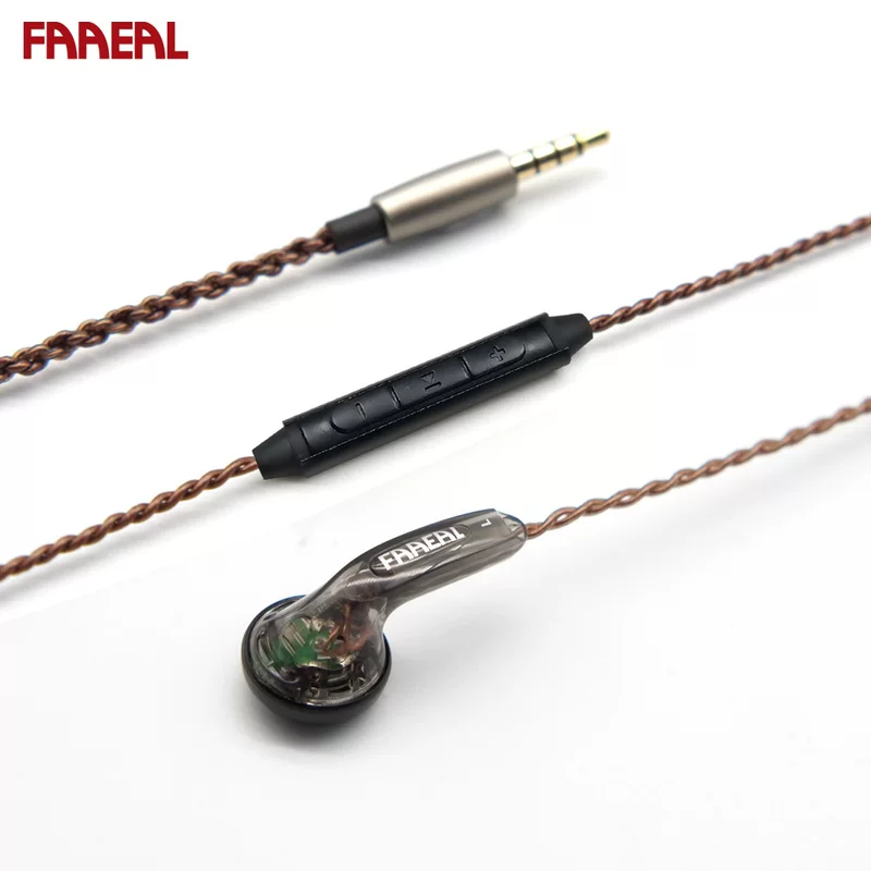 Проводные наушники для смартфона FAAEAL, HIFI вкладыши MX500, плоский штекер, для стриминга, караоке и игр