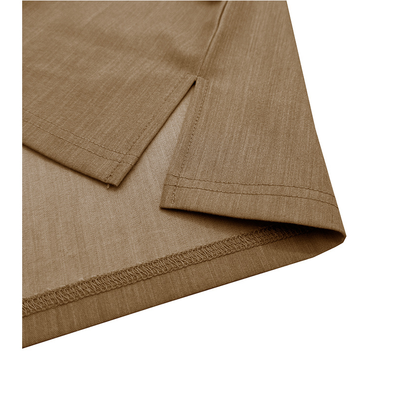 2025 크로스보더 유럽과 미국 남성용 반팔 탄성 데님 폴로 셔츠 외국 무역 남성용 옷깃 티셔츠 슬림핏 상의