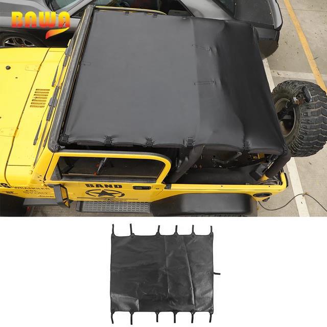 Wrangler leather soft top cover sunshade top full-length cover car exterior accessories