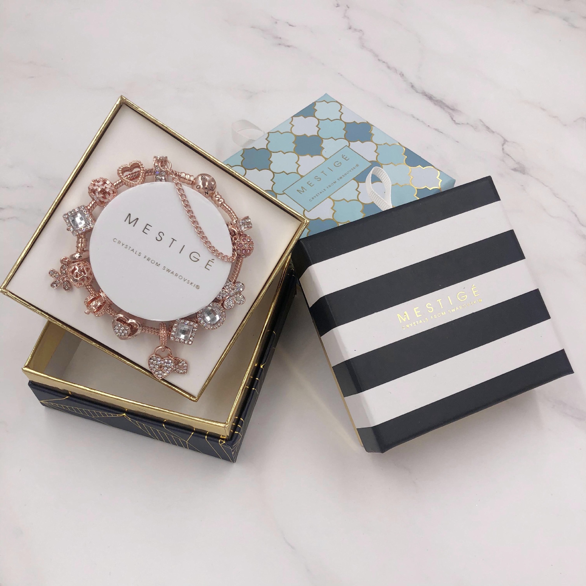 饰品手链饰品专用精美包装礼盒现货ins高端大气上档次硬礼盒