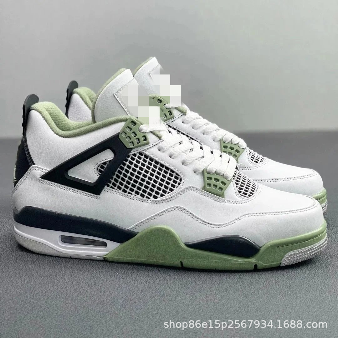 Zapatillas de Baloncesto Deportivas AJ4, Cuero y Caucho, Transpirable y Antideslizante, para Deporte y Ocio