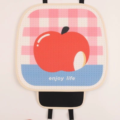 Car Seat Cushion Cartoon Design Seat cushion, seat cover - new-plaid-apple-pink-plaid-square-mat