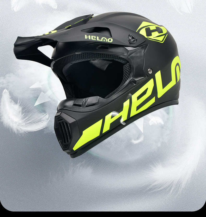 Cross-Border Supply of Dot Motorcycle Helmets, Off-Road Helmets, Mountain Bike Full-Face Helmets, Go-Kart Downhill Bicycle Helmets