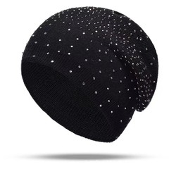 速売通ebayの新型爆発金秋冬ウサギ毛ニット帽潮女創意ドリル毛糸帽メーカー直販