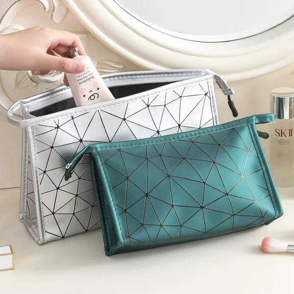 Cosmetic Bag Internet Popular ins Style Korean Simple Portable Cosmetic Storage Bag Handbag Travel Storage Bag for Girls