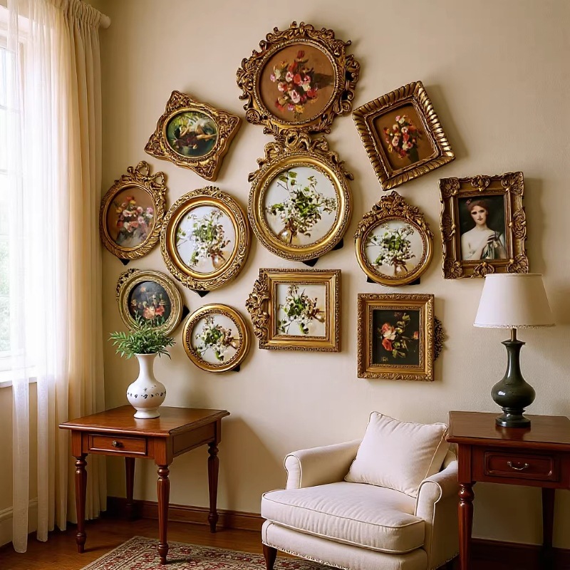 retro photo frame for bedroom