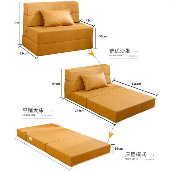 Sponge Mattress Sleeping Pad I6 High-Density Sofa Bed Extra Hard Washable Nap Mat Waterproof Al Floor Folding Technology