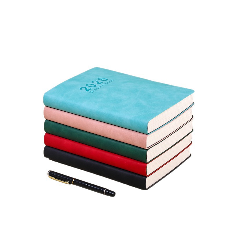 2026 nuevo calendario transfronterizo calendario inglés cuaderno de notas cuaderno de notas plan diario manual de eficiencia cuaderno