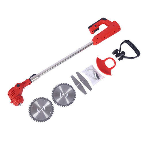 Electric grass trimmer lithium battery weed trimmer multifunction small household handheld lithium grass cutter charging grass cutting magic tool