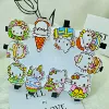 Christmas kitty cat set