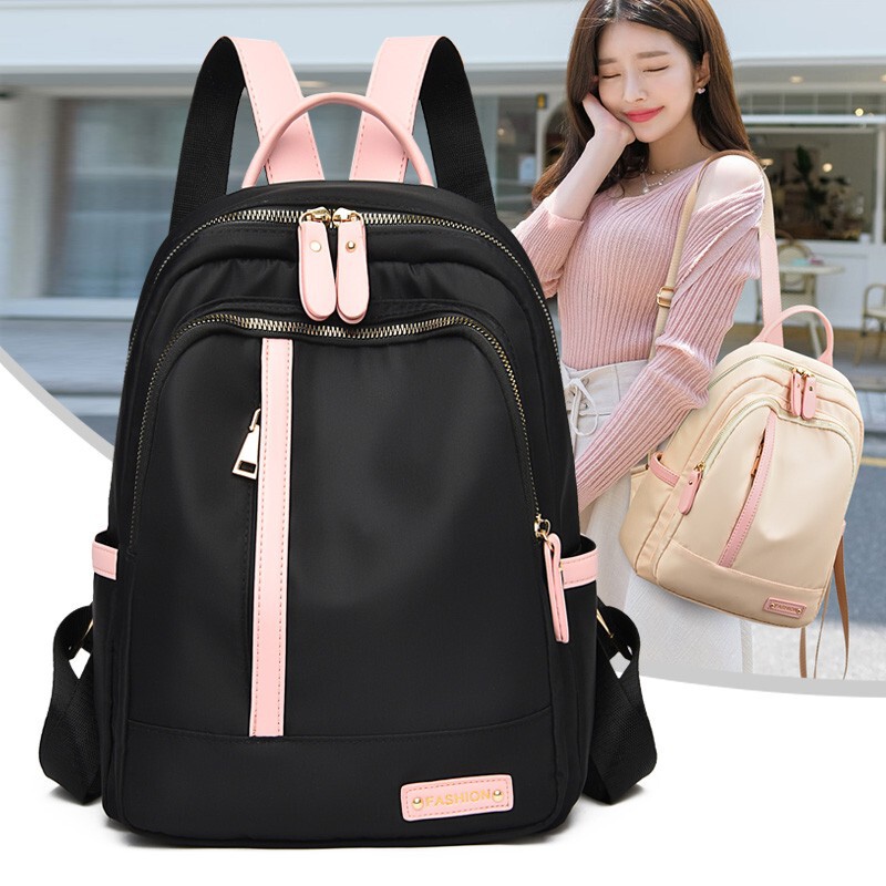 2025 New Oxford Cloth Backpack Women's Large Capacity Korean Version Easiest for Match College Style Backpack Waterproof Lightweight Travel Bag 2025 New Oxford Cloth Backpack Women's Large Capacity Korean Version Easiest for Match College Style Backpack Waterproof Lightweight Travel Bag