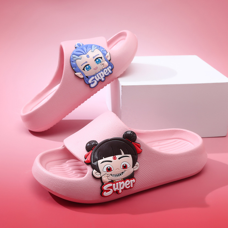 Children's Slippers Girls Summer New Anti-Slip Girls' Slippers Cute Baby Indoor Home Bathing Middle and Older Kidsren