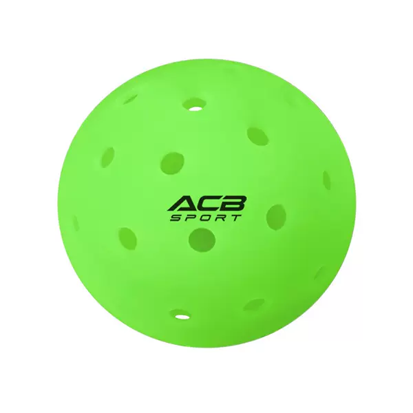 Customized 74mm Super-Elastic Pickleball Tpe Injection-Molded Integrated Perforated Ball with 48 Holes, High Elasticity, Durable Training Ball