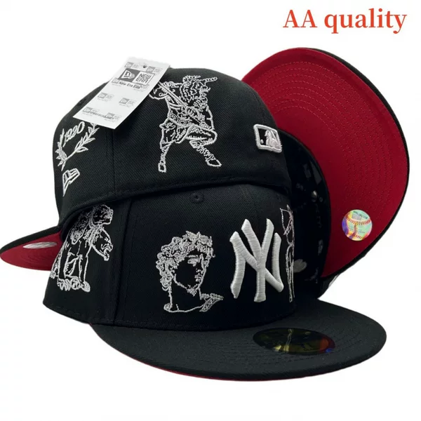 2026 New Cross-Border Trade Baseball Cap S Cap NY Flat Brim Hip-Hop Number Size Cap