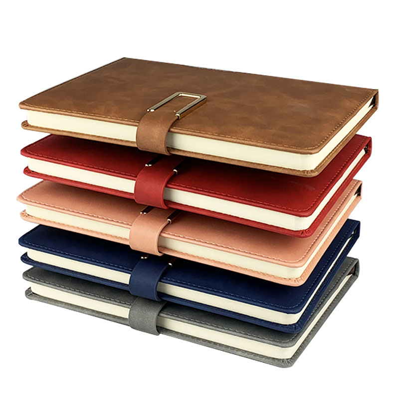 A5 Business Notebook Logotipo personalizado Bloc de notas Subconjunto de hebilla magnética de oficina creativa Cuaderno de diario al por mayor