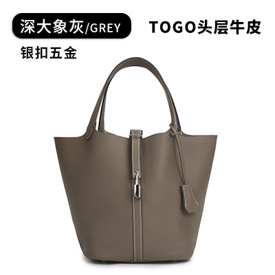 엘리펀트 그레이 다크 그레이 실버 버클