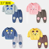 Autumn set, children's sweatshirt, sports overall, children's clothing, Korean style