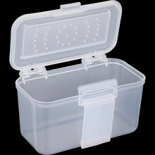 白色透明蚯蚓盒 红虫蚯蚓活虫透气孔塑料盒工厂批发挂腰渔具盒子