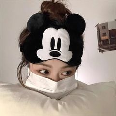 ミッキーアイマスク睡眠専用遮光かわいいアニメミニーは女性旅行ヘアバンド洗面両用学生を責めている
