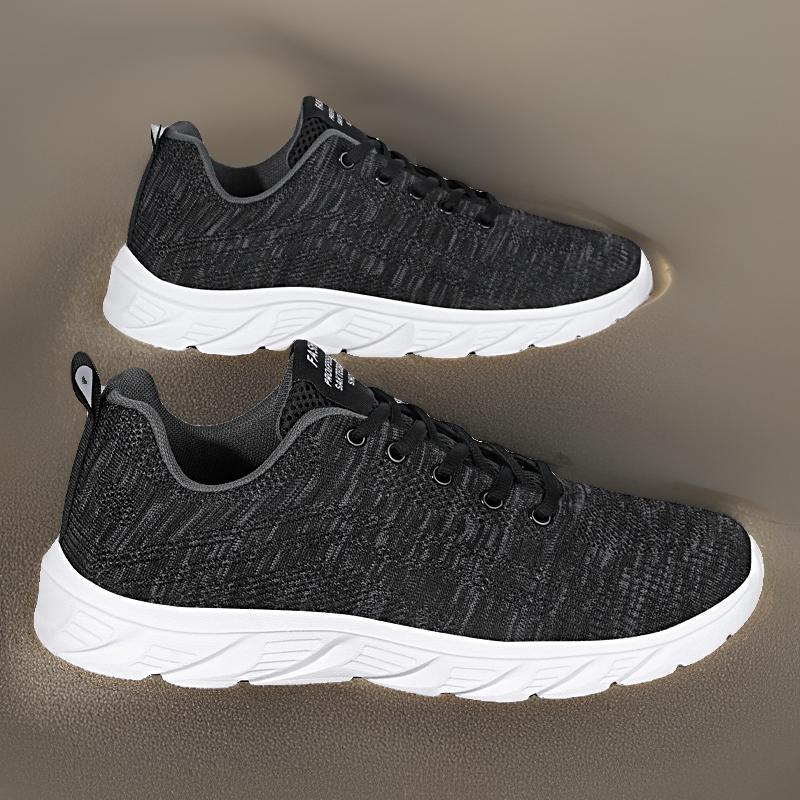 Zapatos para correr para hombre 2025 primavera nuevos zapatos para correr ligeros zapatos de malla transpirables de suela suave antideslizante zapatos deportivos de ocio con absorción de impactos para hombre