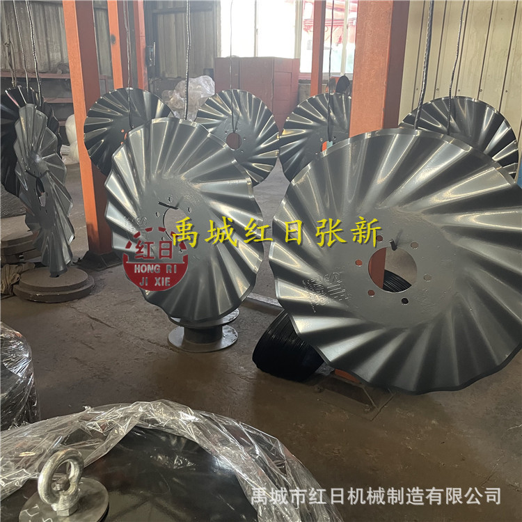 农机配件耙片 重型圆盘耙配件缺口耙片价格 660*6mm压型耙片厂家