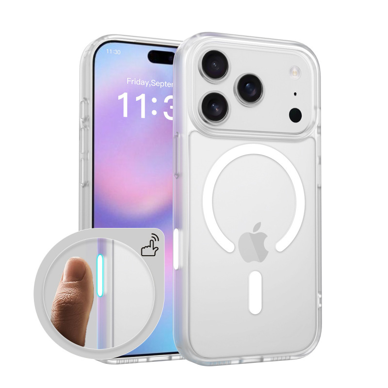 适用iPhone17Promax磁吸手机壳苹果17Air磨砂肤感保护套C开口防摔|undefined