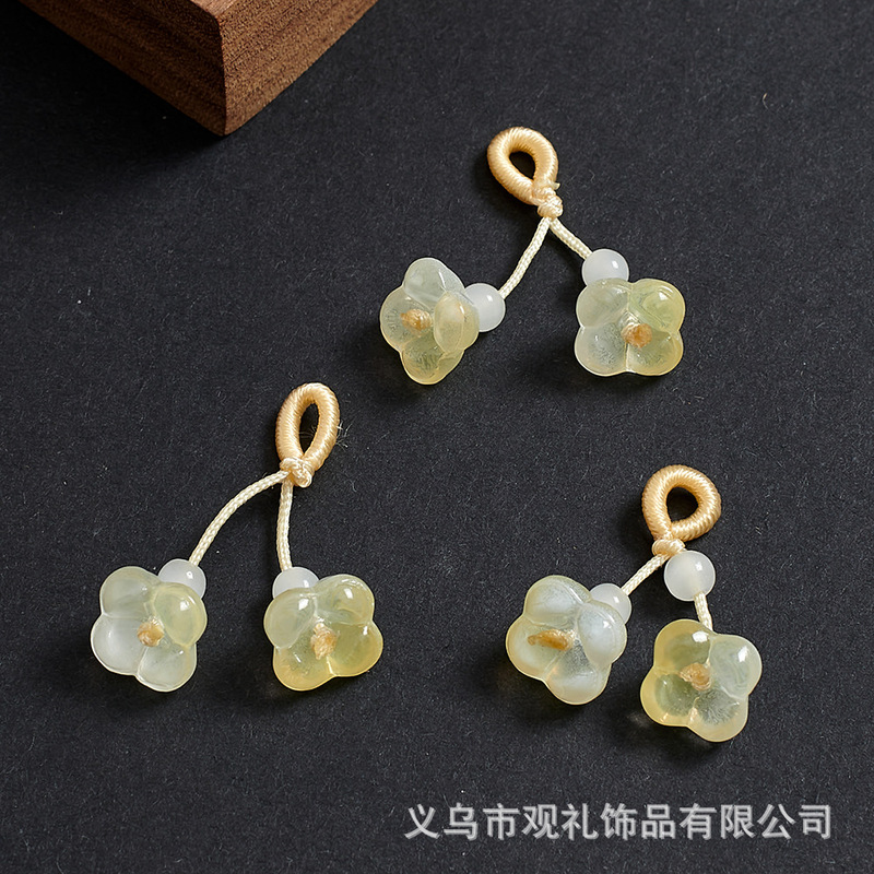琉璃葫芦莲蓬樱花手串吊坠提溜串珠手链手工diy手绳编织饰品配件|undefined