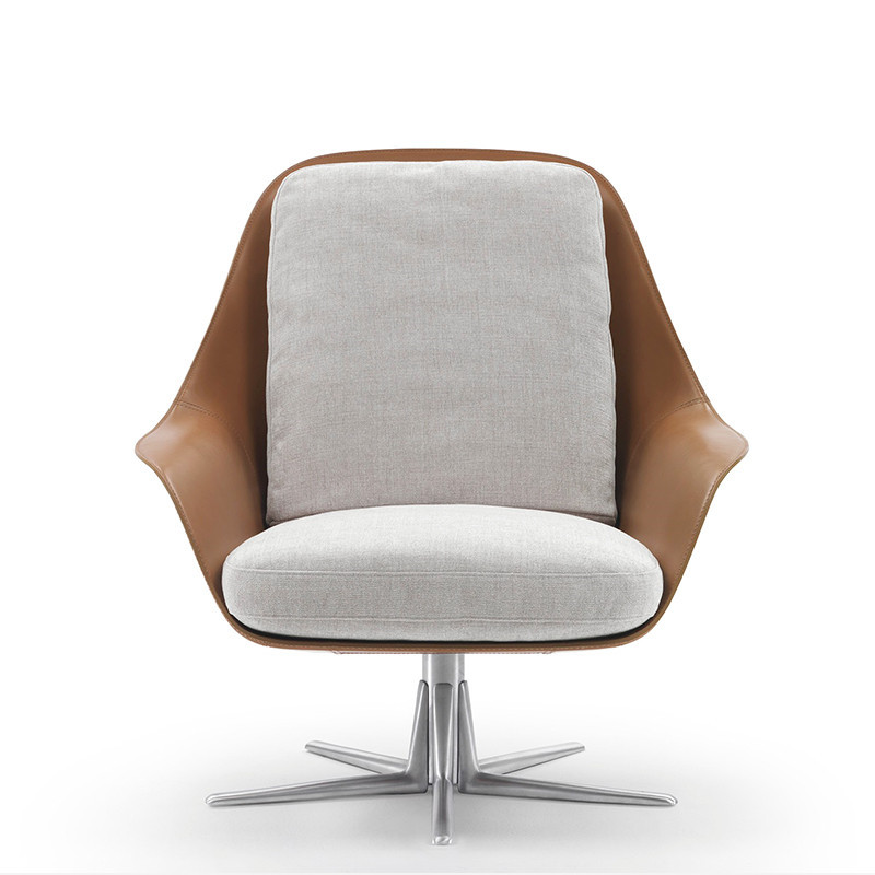 Sofá simple italiano simple simple moderno bungalow villa de diseño casual de moda sala de estar sillón