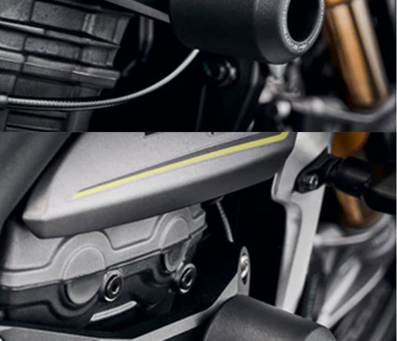 Suitable for Triumph Speed Triple 1200Rr/Rs Engine Modified Body Bumper Anti-Fall Ball Glue