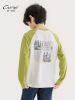 Children's autumn T-shirt, jacket, combed cotton, children's clothing, long sleeve