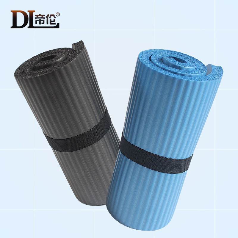 Directo de fábrica NBR rueda abdominal pad soporte plano codo pad yoga auxiliar NBR yoga Mat 60*25*1,5