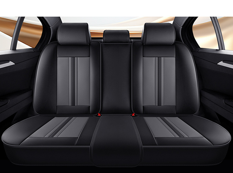 Car Seat Cushion Five-Seater Four-Season Cushion All-Inclusive Universal Seat Cover Seat Cushion Nappa Leather Amazon European and American Cross-Border Breathable