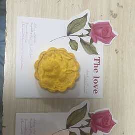 中秋节礼物立体月饼造型种子纸卡片定制可种植节日送礼祝福卡礼品