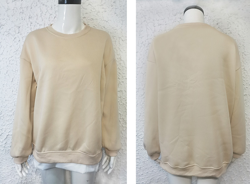 Damen Pullover Mit Rundhalsausschnitt Und Reißverschluss Für Herbst_voghion.com