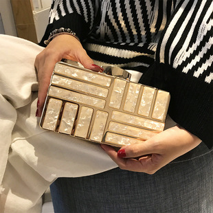 & ⇞ Women's Evening Bag, Banquet Clutch, Acrylic Clutch, Celebrity Dress, Wedding Clutch, New Fashion a