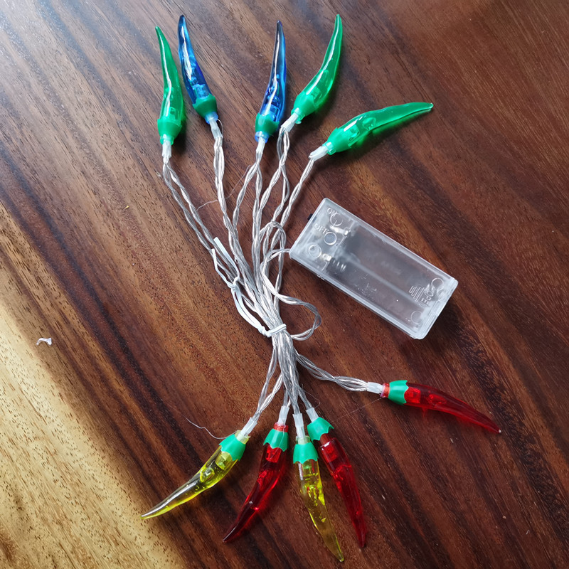 led辣椒灯串氛围灯过年中国节装饰灯庭院红火喜庆春节辣椒彩灯|undefined