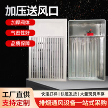 常压加压楼梯间管道消防排烟出风口手动电动远控常闭加压送风口