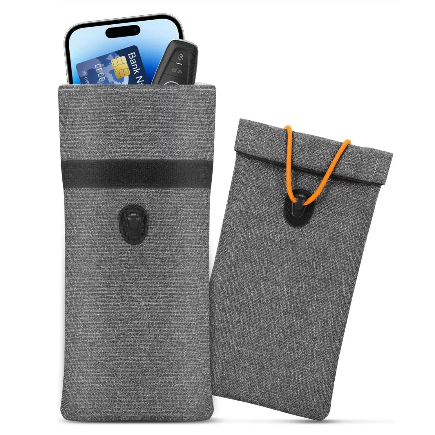 新款亚马逊跨境折叠汽车钥匙法拉第袋RFID信号保护笼屏蔽信号防盗