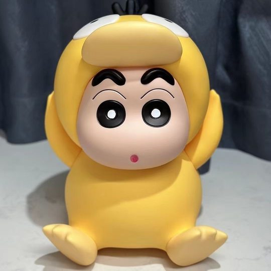 New Dynamic Superman Xiao Xin Birthday Gift Hand-held Cartoon Ornaments Crayon Xiao Xin Keda Duck Ornaments Extra Large