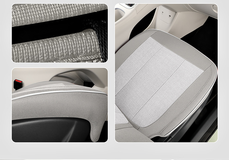 2026 MG4 Special Car Seat Cushion, All-Season Full-Coverage Seat Cover, Breathable Linen Seat Cover