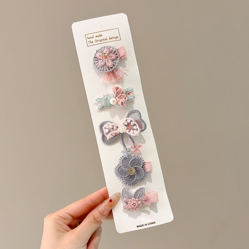 Paquete completo de tela para bebés cabello de cabello de bebé cabello de cabello de bebé cabello de bebé cabello de bebé niñas joyas para el cabello de bebé